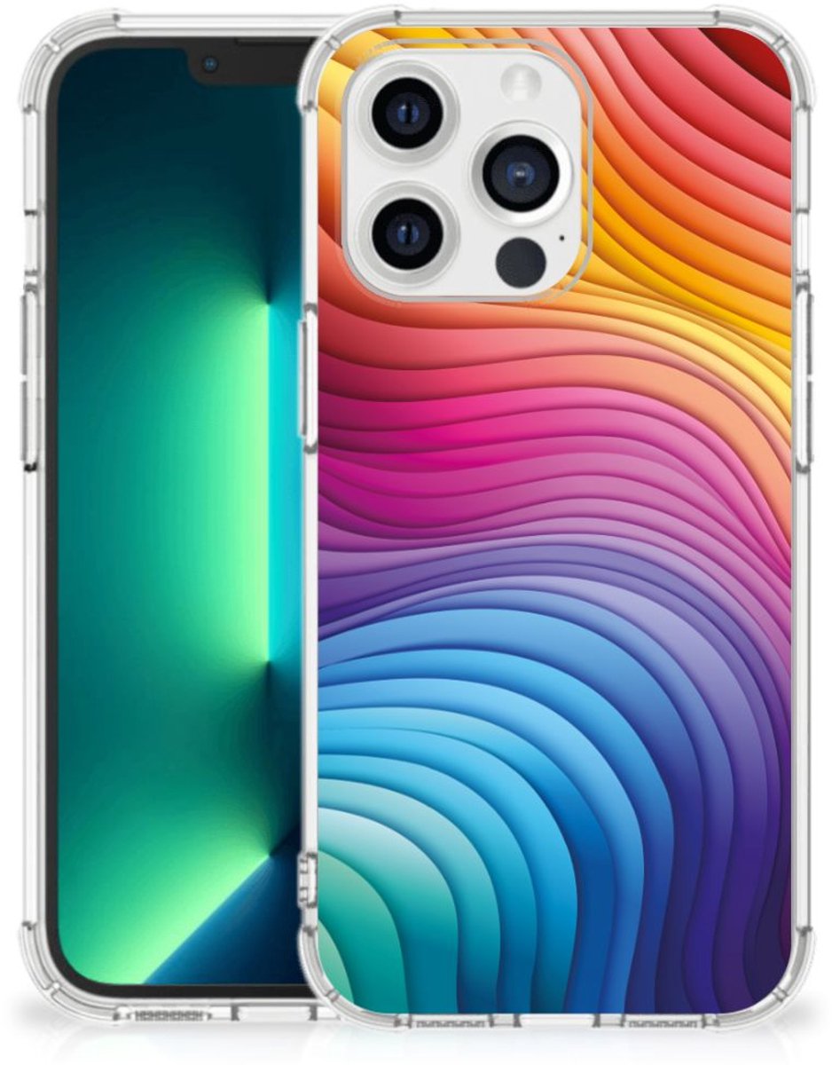 Shockproof Case voor iPhone 13 Pro Max Regenboog
