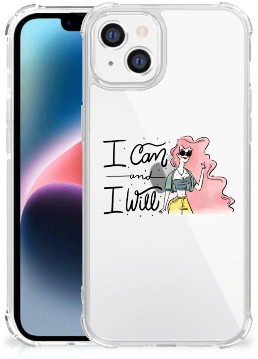Apple iPhone 14 Plus Stevig Bumper Hoesje i Can