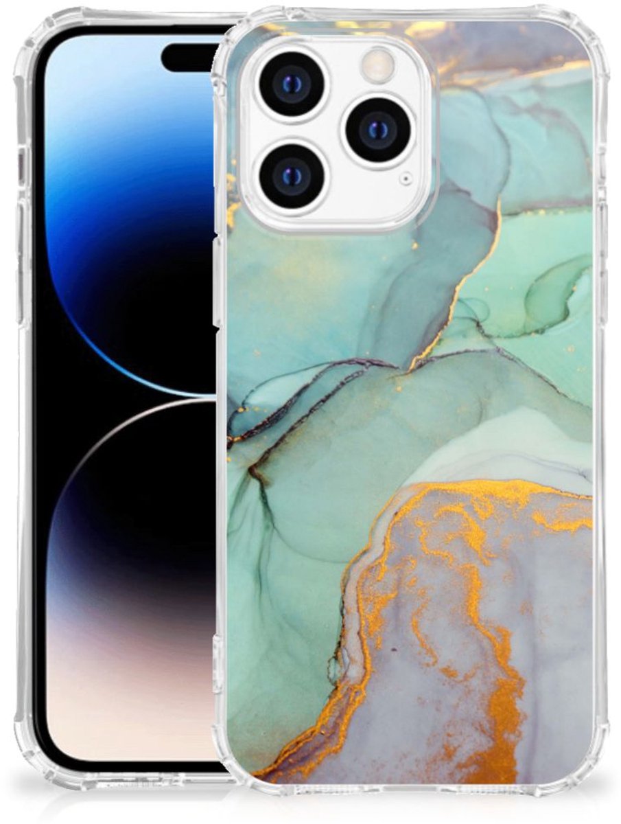 Back Cover voor Apple iPhone 14 Pro Max Watercolor Mix