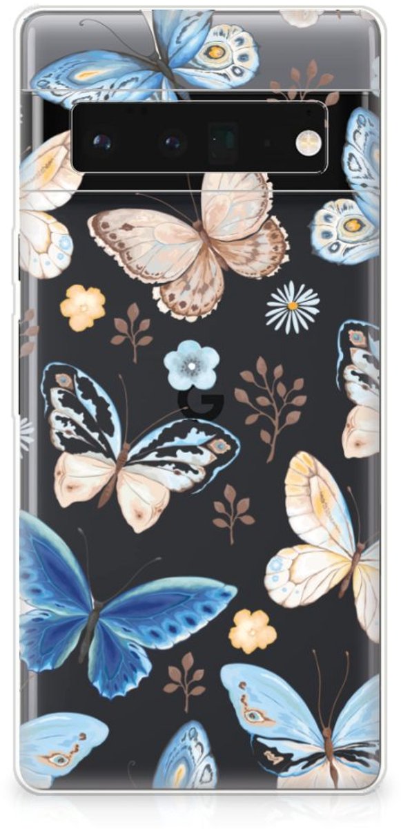 TPU Hoesje voor Google Pixel 6 Pro Vlinder