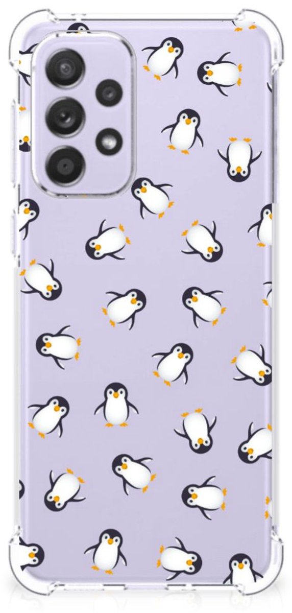 Doorzichtige Silicone Hoesje voor Samsung Galaxy A33 Pinguïn
