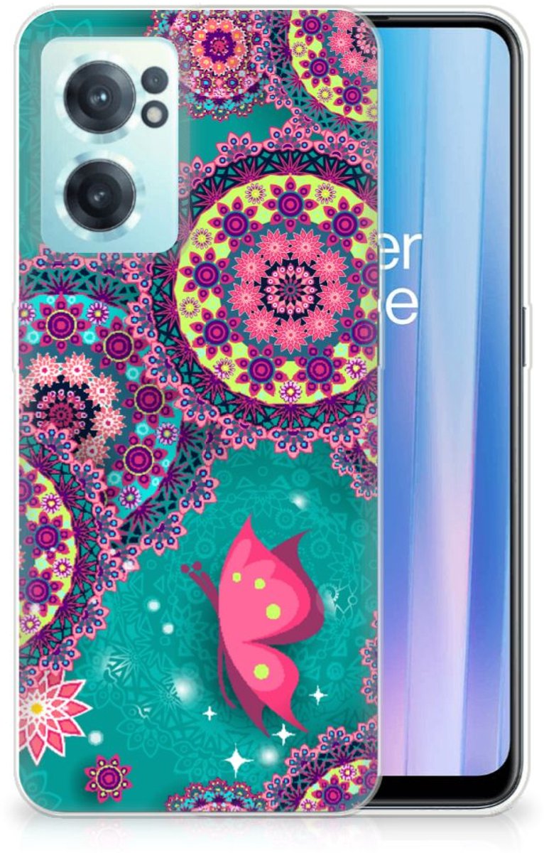 OnePlus Nord CE 2 5G Hoesje maken Cirkels en Vlinders