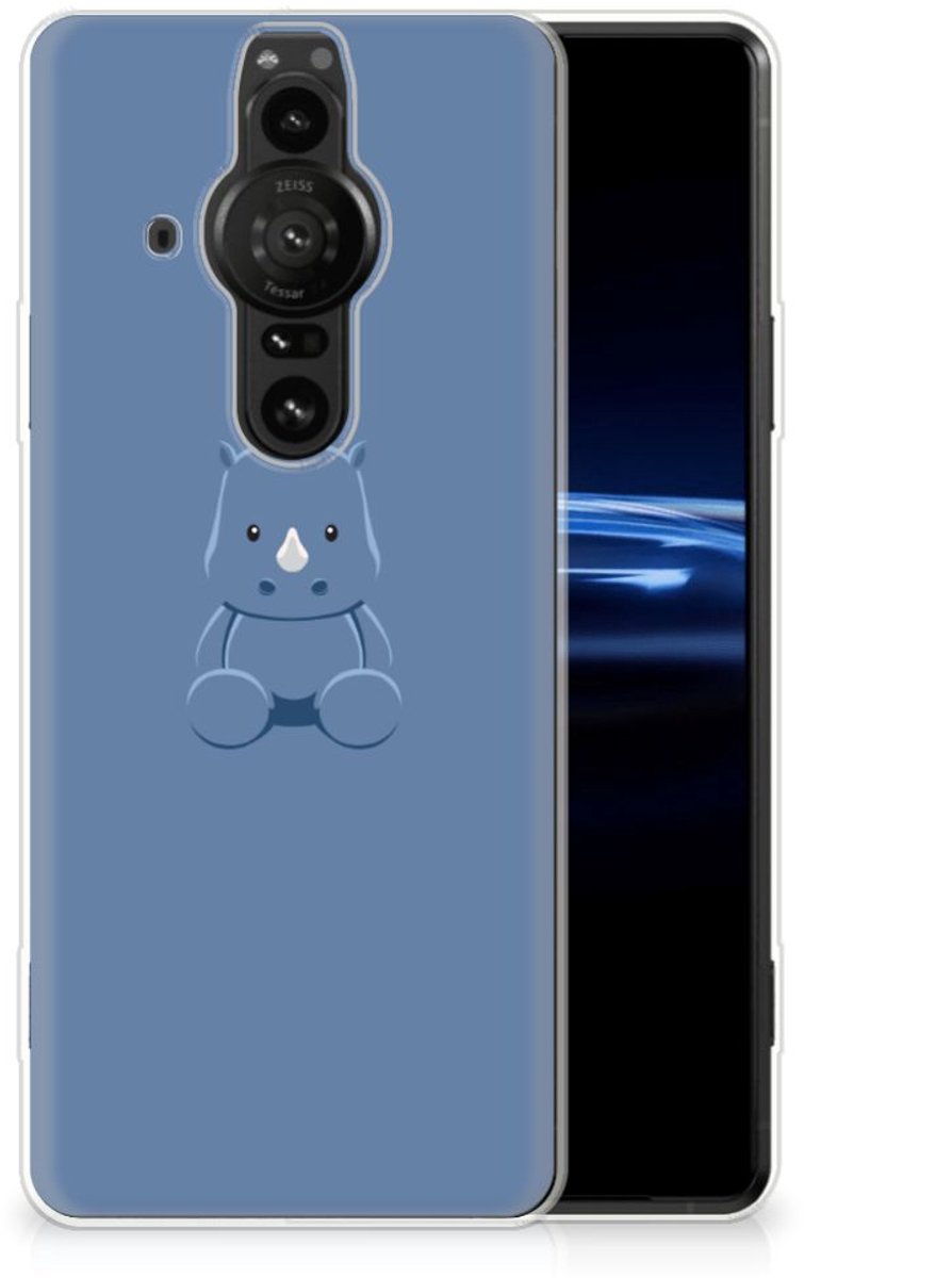 Sony Xperia Pro-I Telefoonhoesje met Naam Baby Rhino