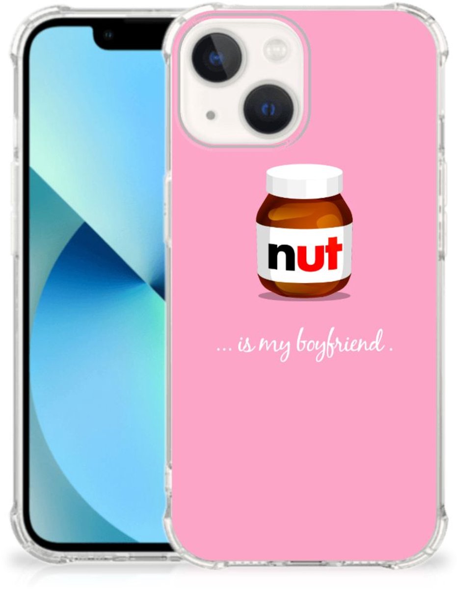 TPU Case Anti-Shock voor iPhone 13 mini Beschermhoes Nut Boyfriend