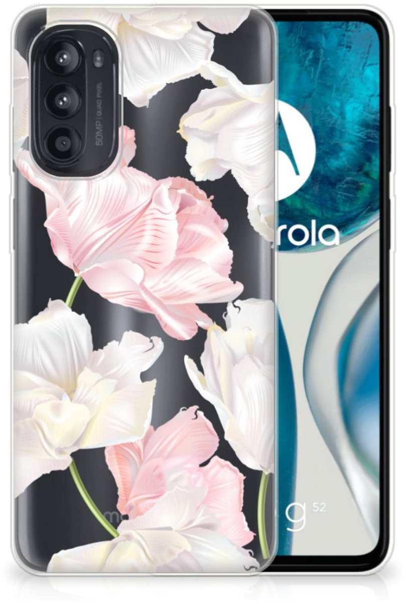 Motorola Moto G52/G82 TPU Case Lovely Flowers
