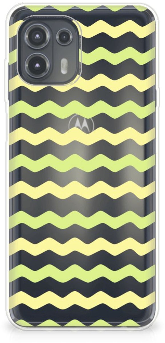 Motorola Edge 20 Lite TPU bumper Waves Yellow