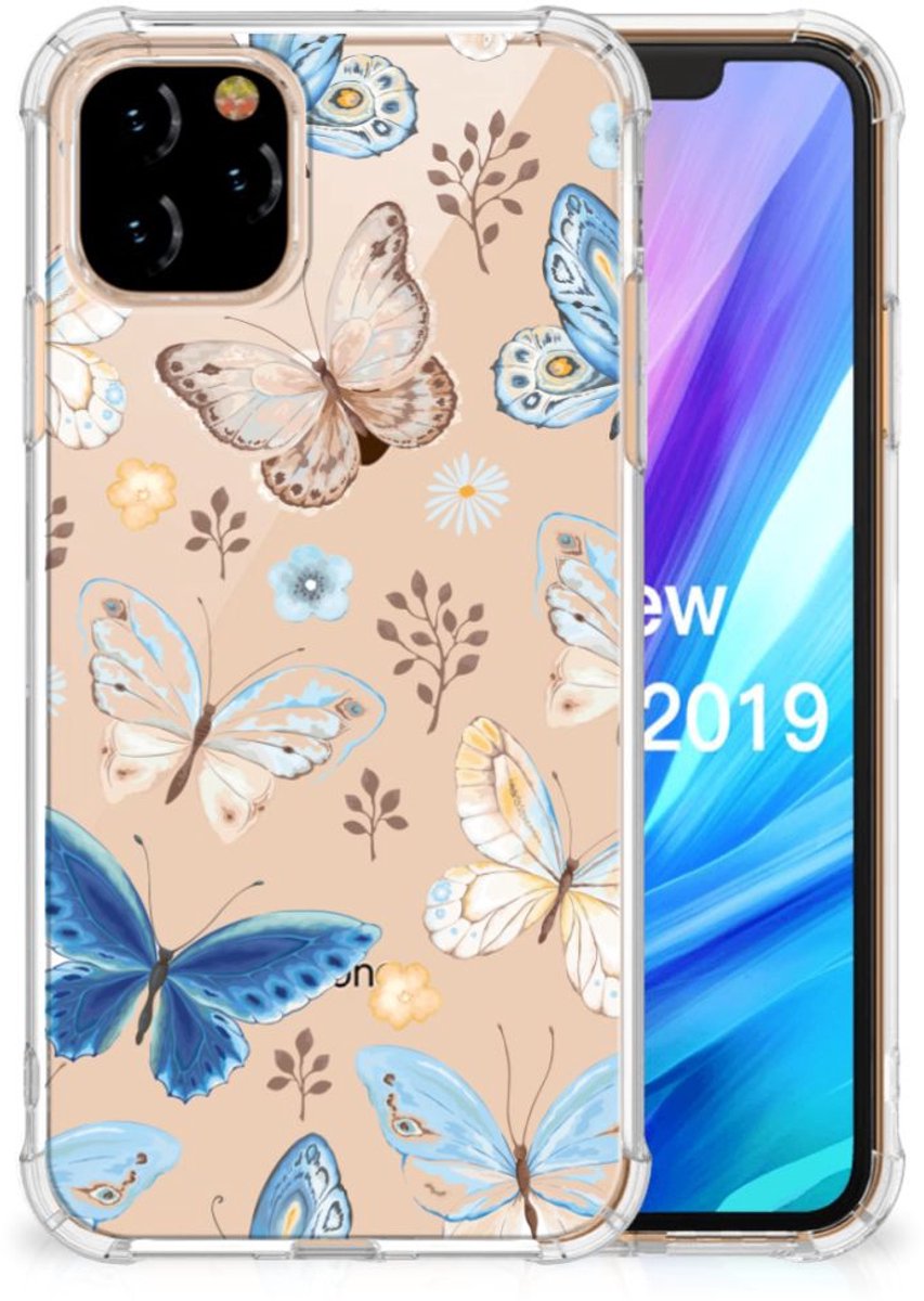 Case Anti-shock voor Apple iPhone 11 Pro Vlinder