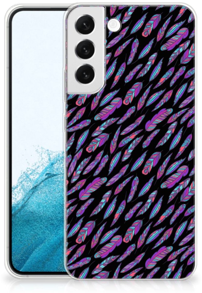Samsung Galaxy S22 Plus TPU bumper Feathers Color