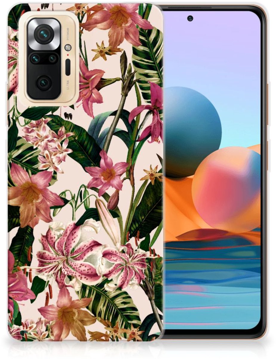 Xiaomi Redmi Note 10 Pro TPU Case Flowers