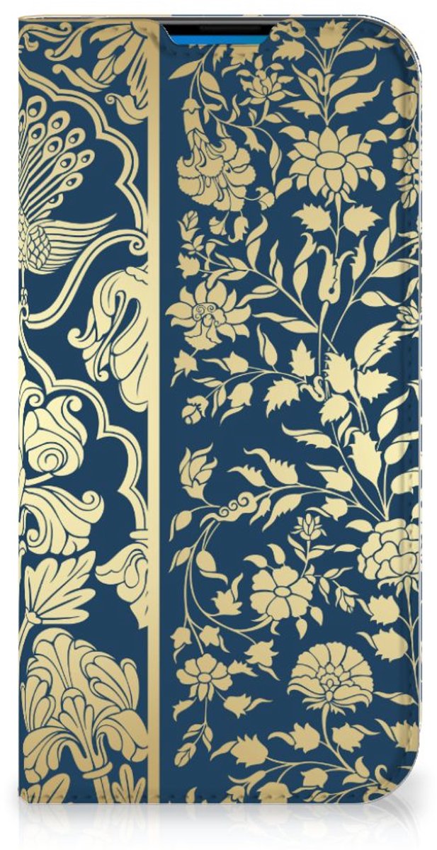 iPhone 14 Pro Max Smart Cover Beige Flowers