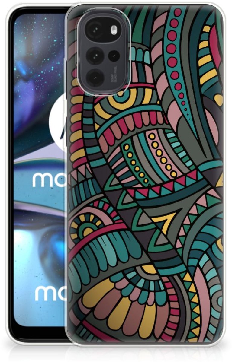 Motorola Moto G22 TPU bumper Aztec