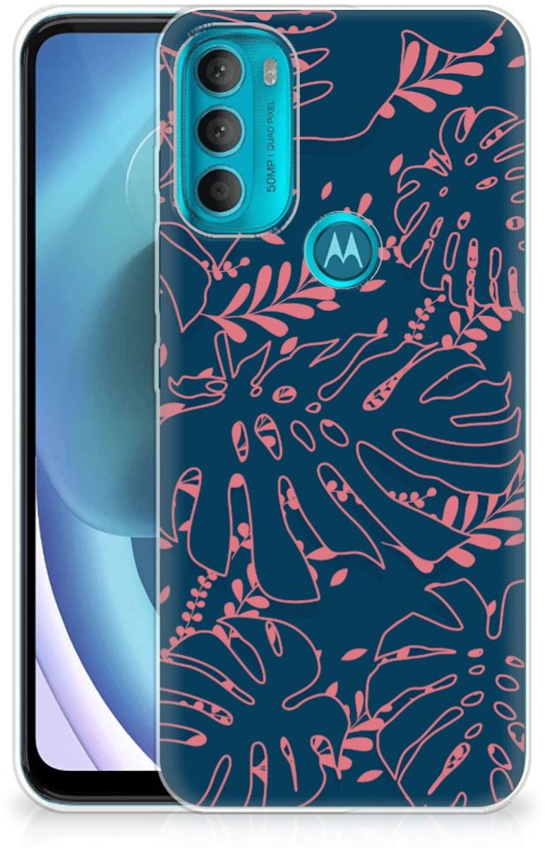 Motorola Moto G71 5G TPU Case Palm Leaves
