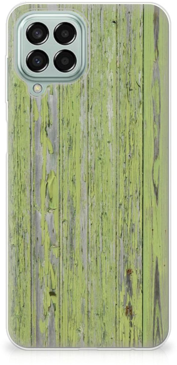 Samsung Galaxy M33 Bumper Hoesje Green Wood