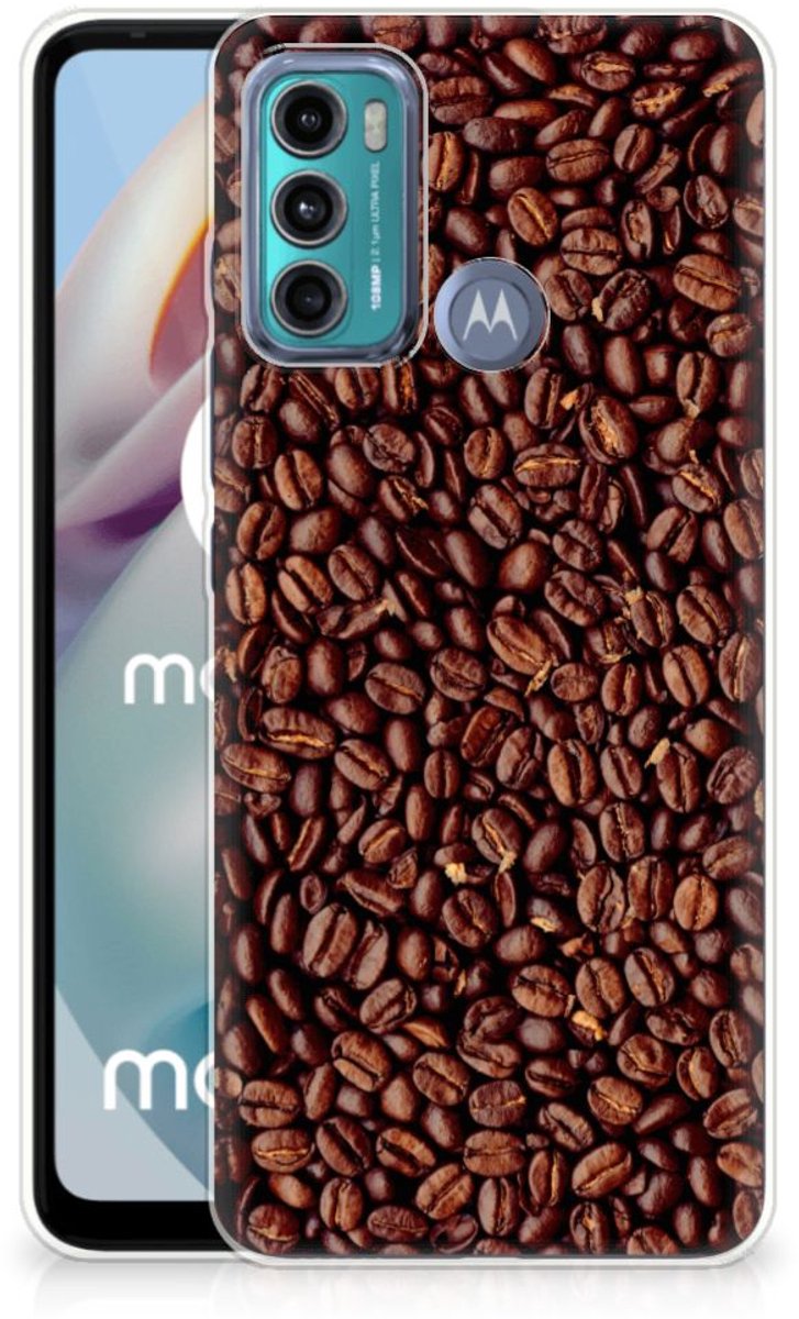 Motorola Moto G60 Siliconen Case Koffiebonen