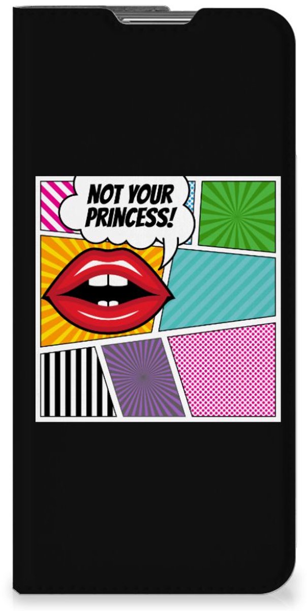 Book Case voor OPPO Find X5 Pro Hippe Standcase Popart Princess