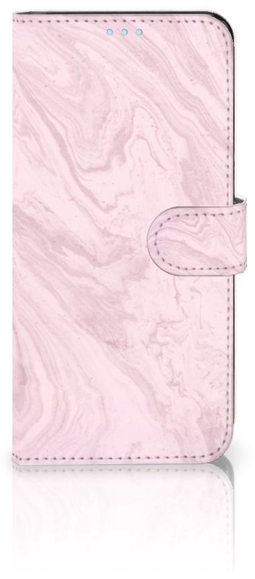 Étui pour téléphone portable OPPO A76 | A96 Etui Flip Marbre Pink