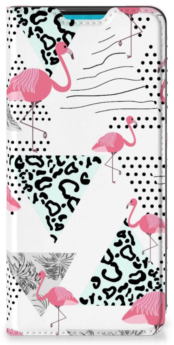 Samsung Galaxy A73 Hoesje maken Flamingo Triangle