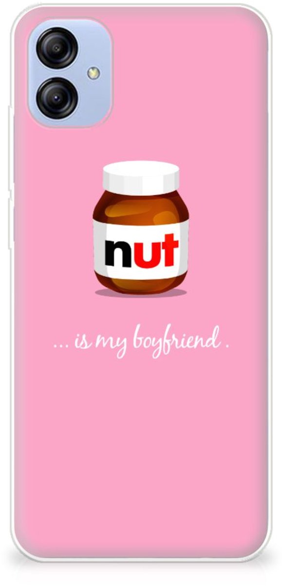 Back Cover voor Samsung Galaxy A04e Siliconen Case Nut Boyfriend