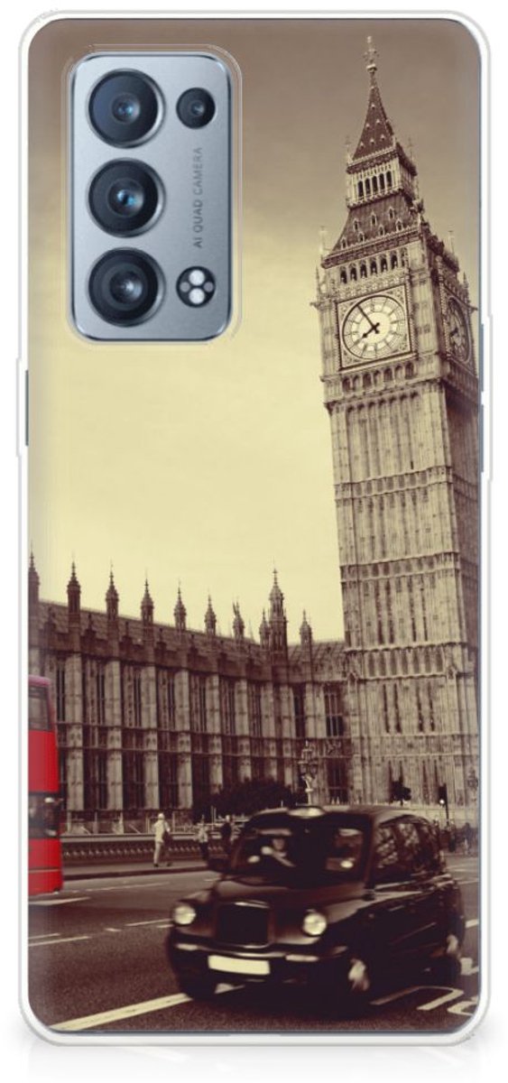 OPPO Reno 6 Pro Plus 5G Siliconen Back Cover Londen