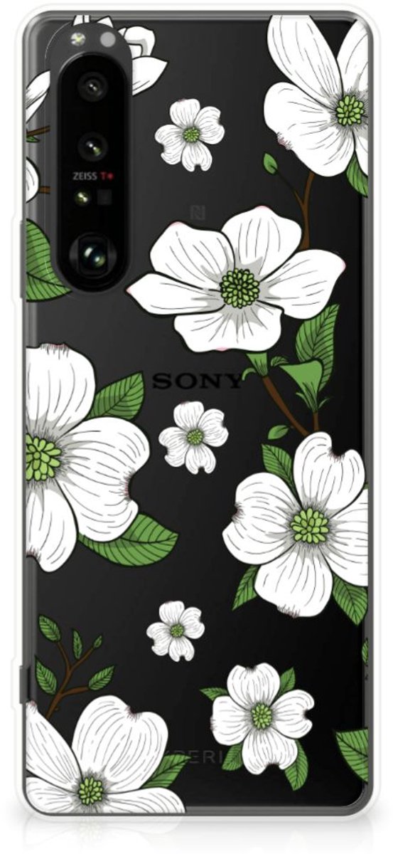 Sony Xperia 1 III TPU Case Dogwood Flowers