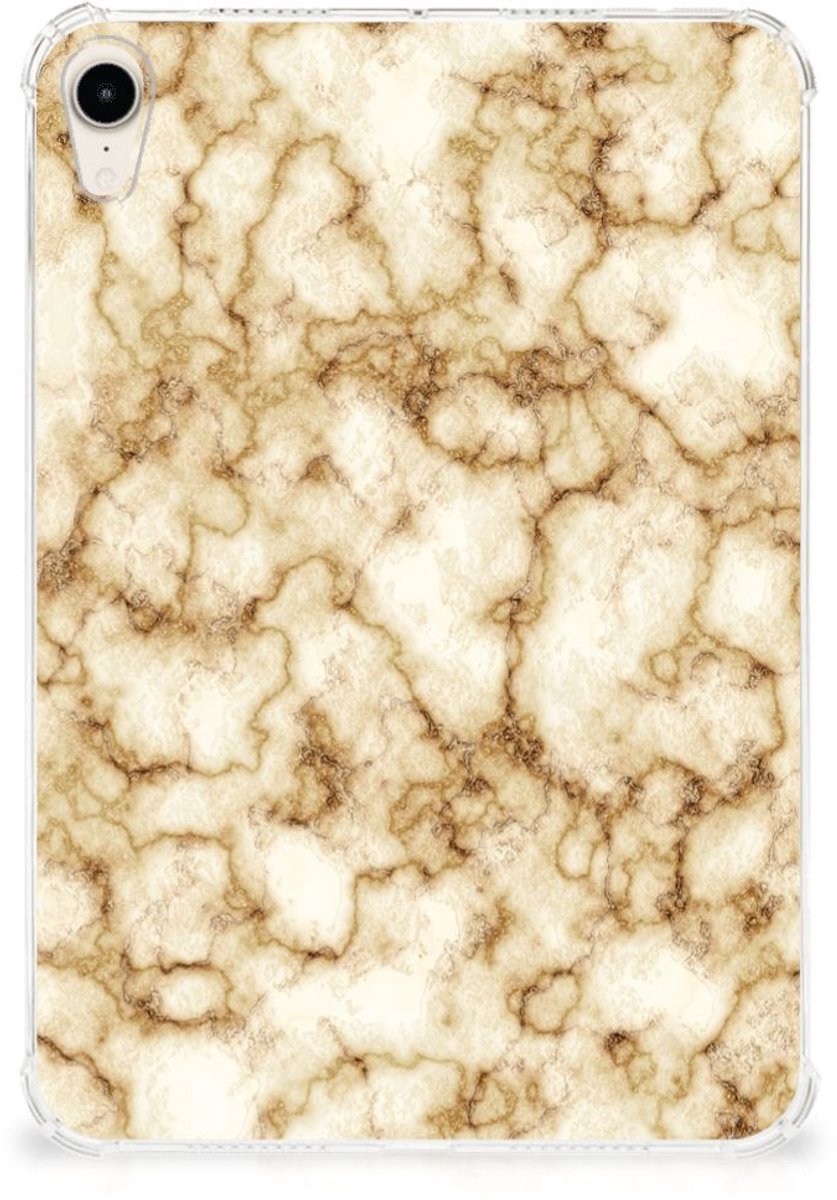 Apple iPad mini 6 (2021) Tablet Back Cover Marmer Goud