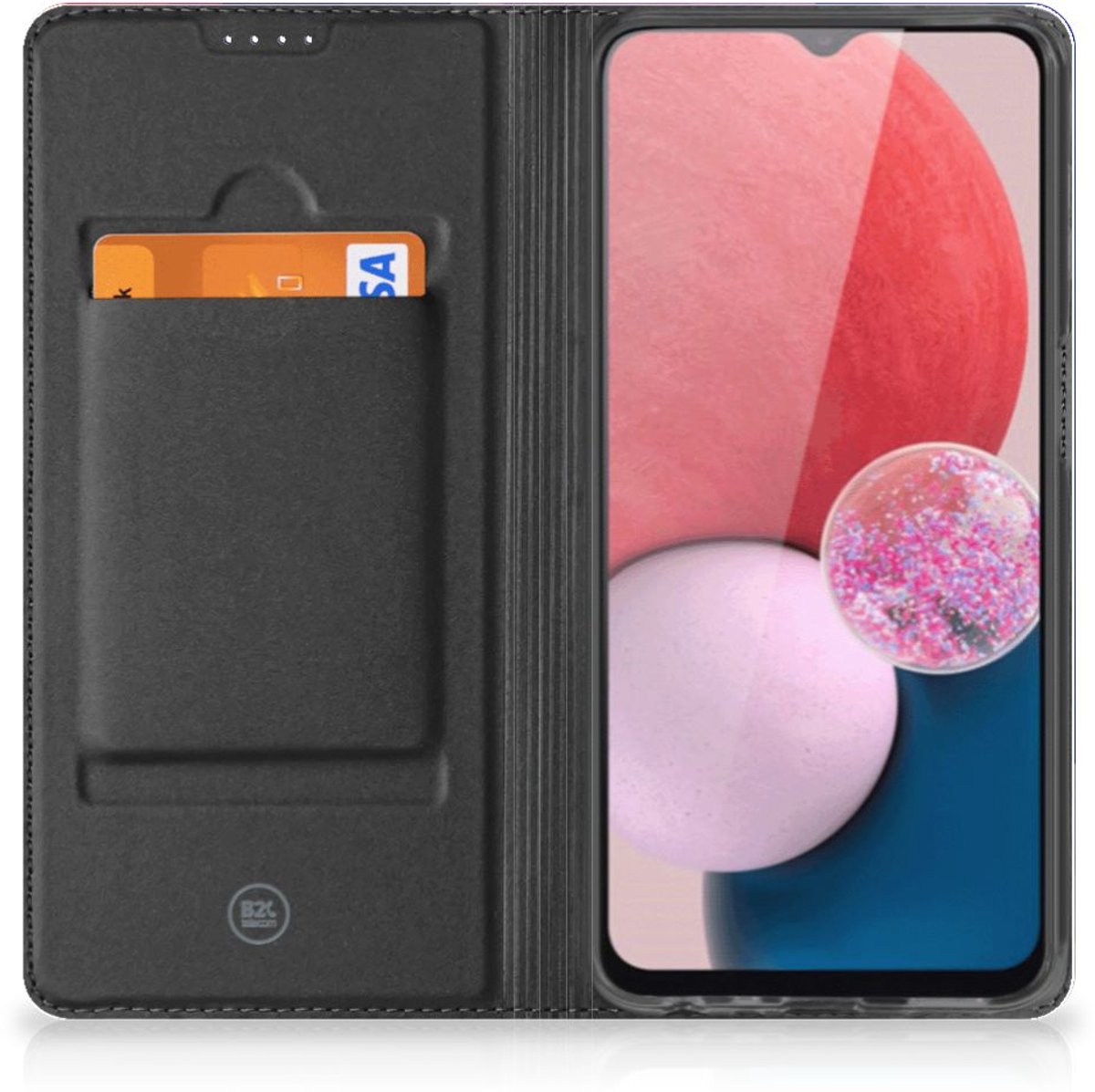 Samsung Galaxy A13 (4G) Stand Case Polygon Dark