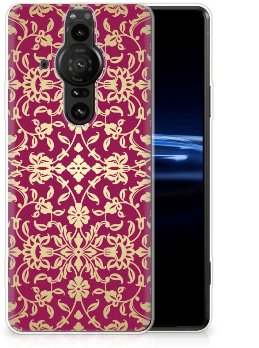 Siliconen Hoesje Sony Xperia Pro-I Barok Pink