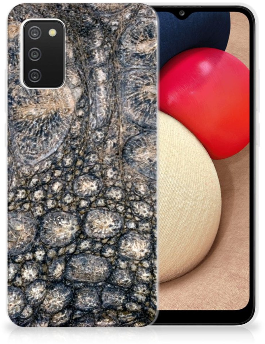 Samsung Galaxy A02s TPU Hoesje Krokodillenprint