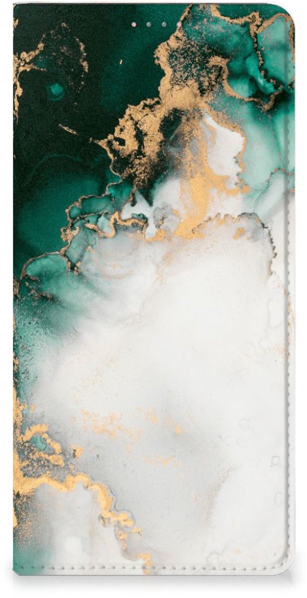 Standcase voor Samsung Galaxy A13 (4G) Marmer Groen