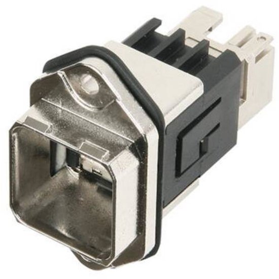 Telegärtner 100007422 Jeu de brides RJ45 variante 14 Raccord, encastré Nombre de pôles : 8P8C Métal 1 pièce(s)