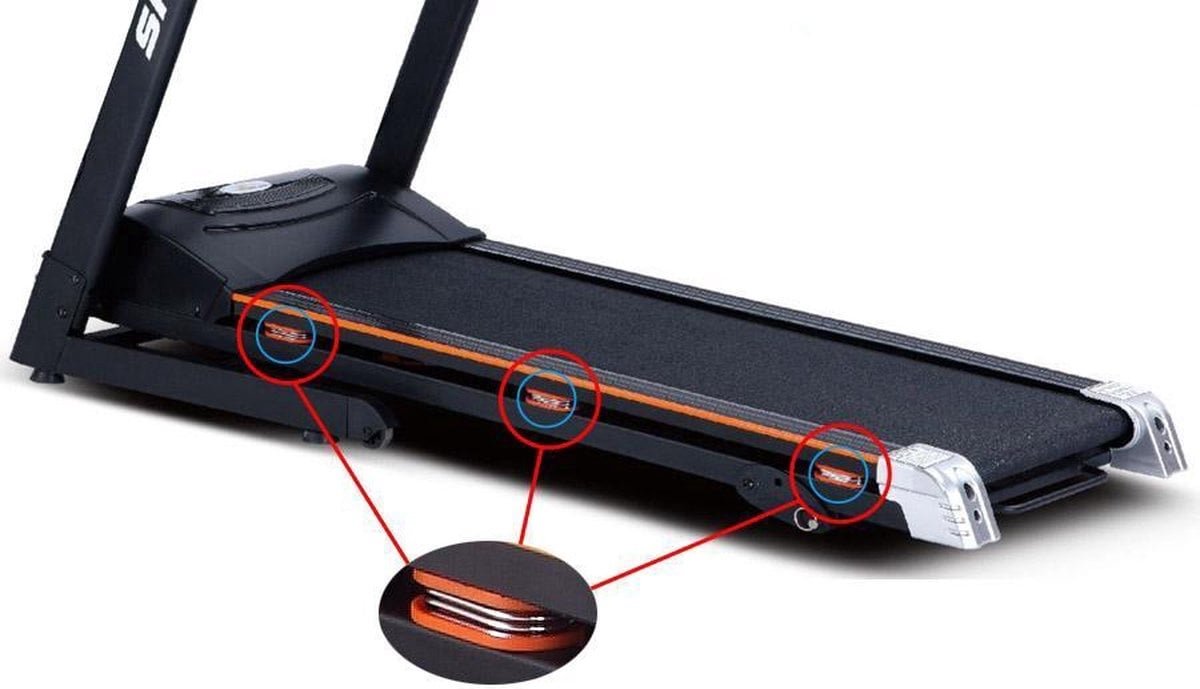 Afbeelding 2 van Viking Sports Loopband - Inklapbaar - Zwart - Met Hartslagfunctie & Twister