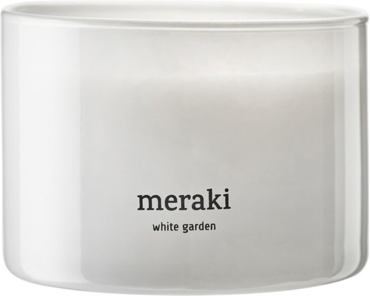 Meraki Geurkaars White Garden – 340 g