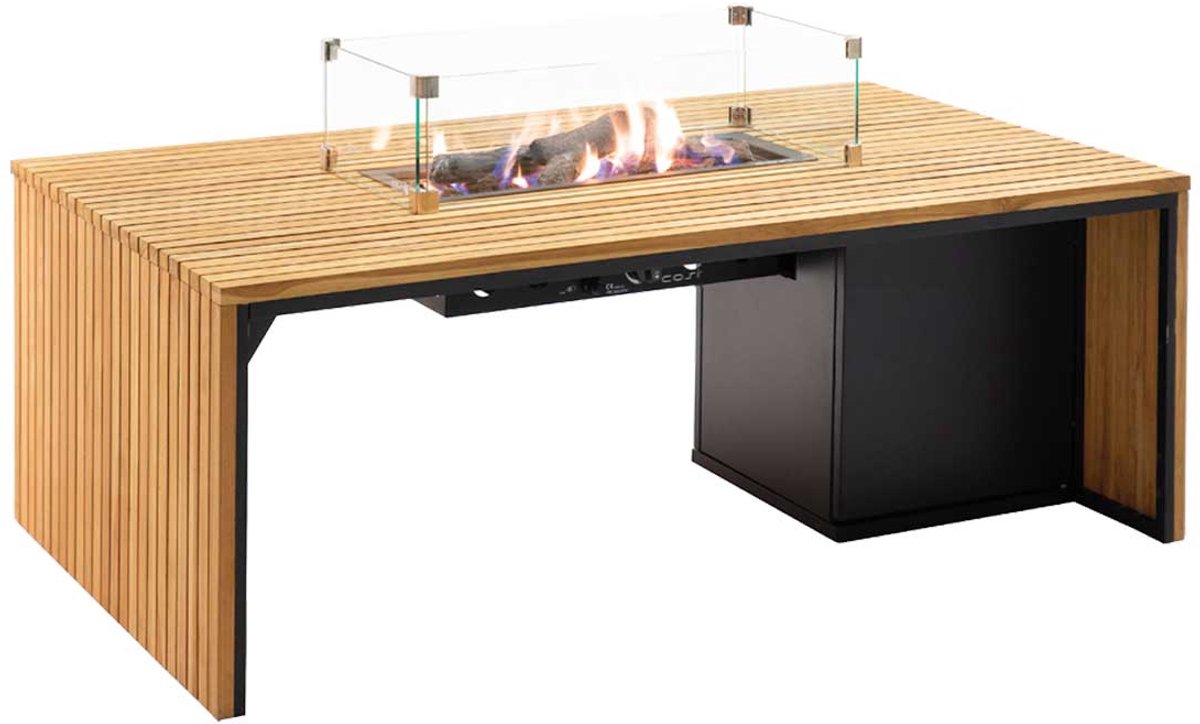 Cosi Cosibridge 140 - Fire Table - Teak