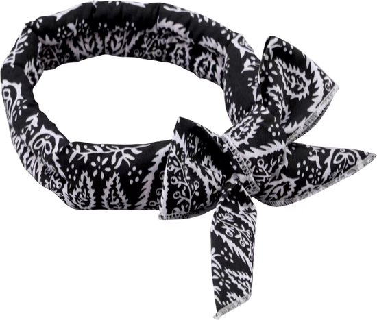 Verkoelende Honden Halsband - Koelhalsband - Cooling bandana - Dogs&Co Verkoelende Bandana- Gel band - Zwart - one size