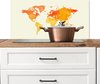 Carte Du Monde, Orange