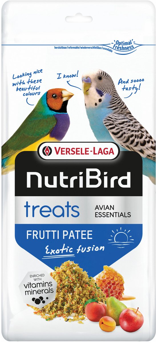 Versele-Laga Nutribird Treats Frutti Patee - Vogelvoer - 250 g Fruiteters