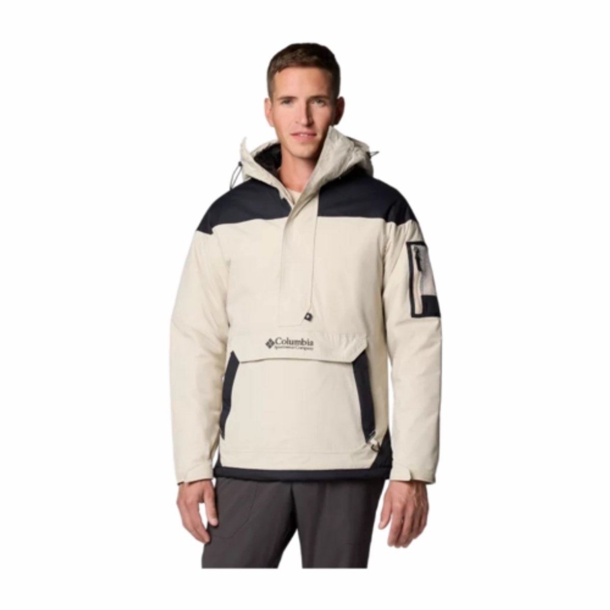 Jas Columbia Men Challenger II Insulated Pullover Dark Stone Multicolor