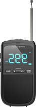 Radio FM- AM portable avec écran LCD et écouteurs - batterie rechargeable - pour le jogging et la marche