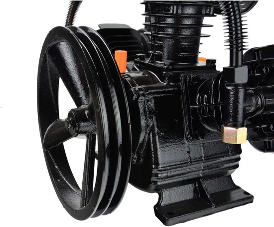 GEKO Driecilinder compressor pomp - gietijzer - 5,5 HP - tot 700 L/min - max 10 bar van Merkloos — afbeelding 4