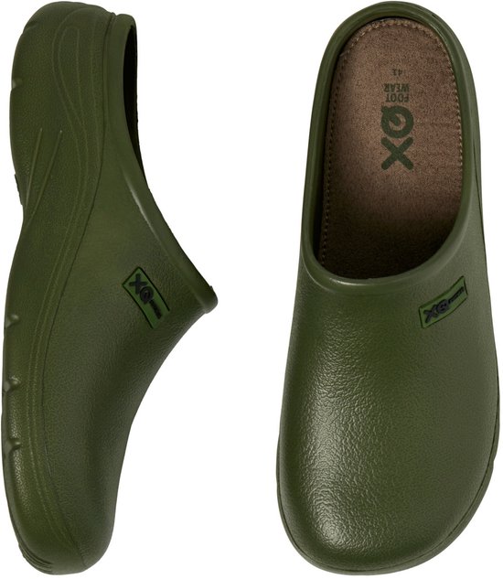 Xq Footwear Heren Tuinklomp Groen - Schoenklompen - 43