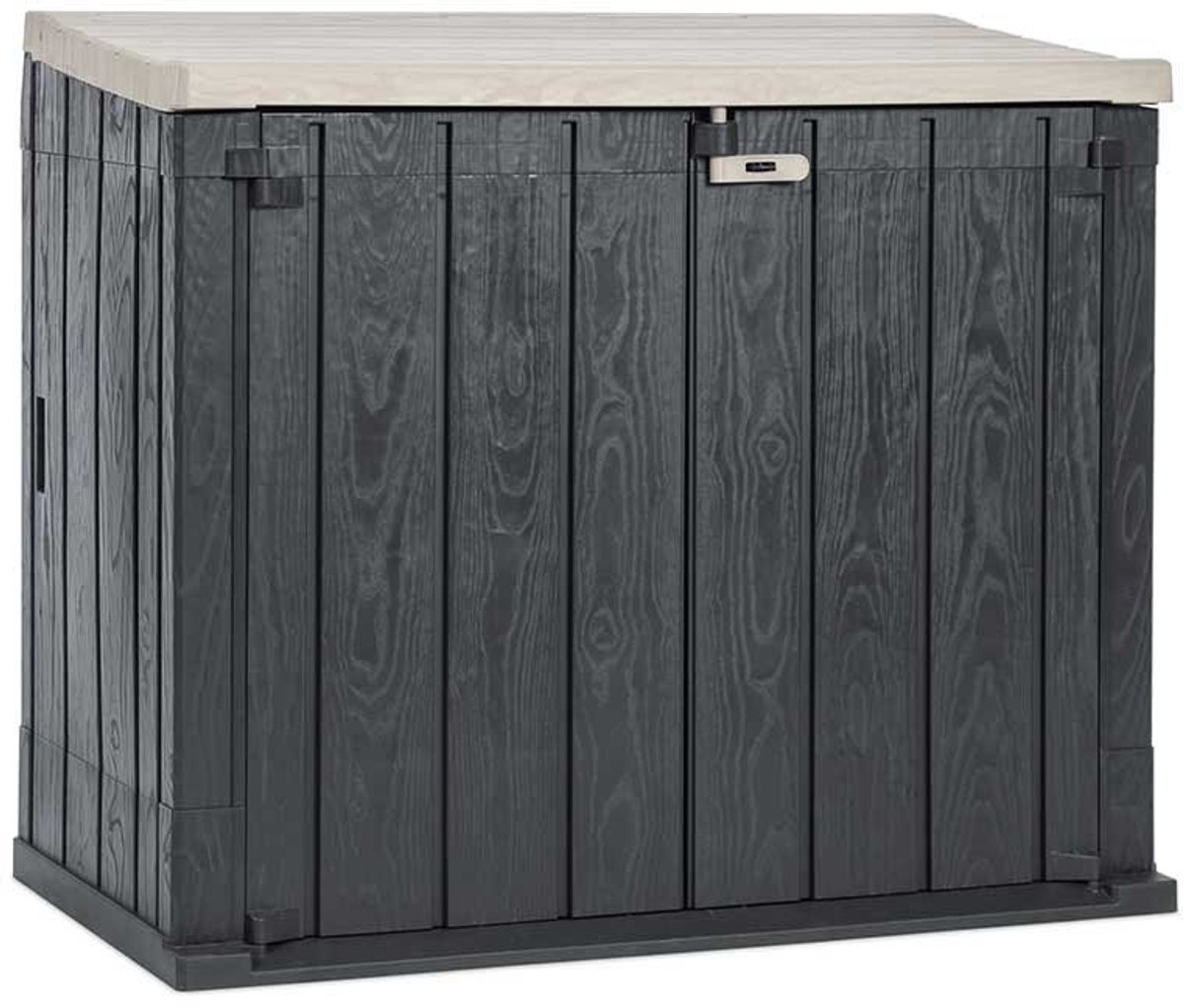 Toomax Stora Way opbergbox en containerbox - 842L - Antraciet - weer- en vorstbestendig - zeer geschikt als kussenbox of containerbox voor in de tuin