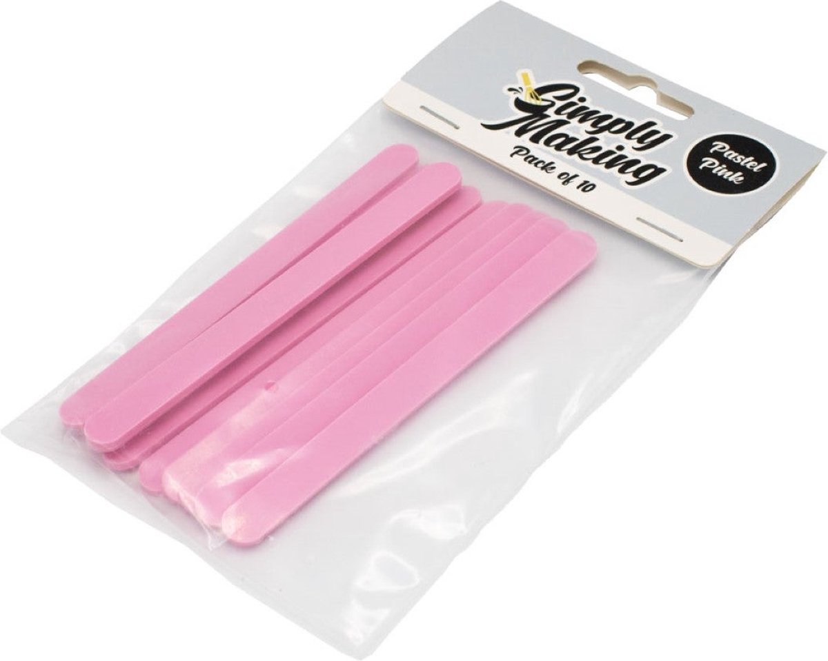 Simply Making Cakesicle Sticks Pastelroze Standaard pk/10