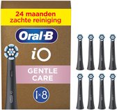 Bol.com Oral-B iO Gentle Care Zwart originele ronde opzetborstels - 8 stuks aanbieding