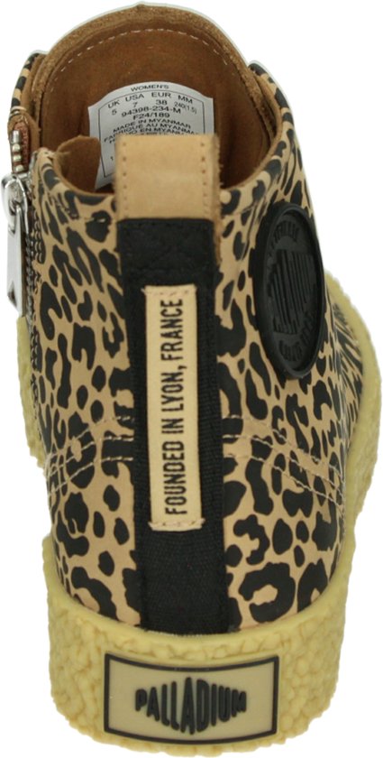 Palladium ACE RUGGED NBK LEO Z - Baskets montantes, bottes à lacets, chaussures à lacets femme, baskets femme, chaussures mi-hautes - Couleur : Marron - Pointure : 37