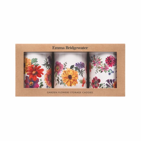 Emma Bridgewater - Boîte de conservation alimentaire - Boîte de rangement - Ronde - Fleurs
