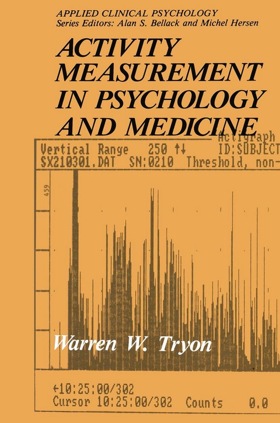 Activity Measurement in Psychology and Medicine - cover