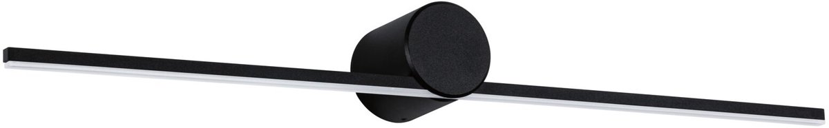 LED-spiegellamp Sava IP44 3000K 300lm 230V 5W Zwart mat