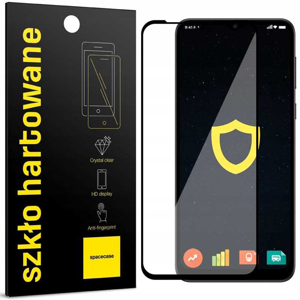 Spacecase 5D Gehard Glas Voor Motorola Moto E13 Tegen Krassen