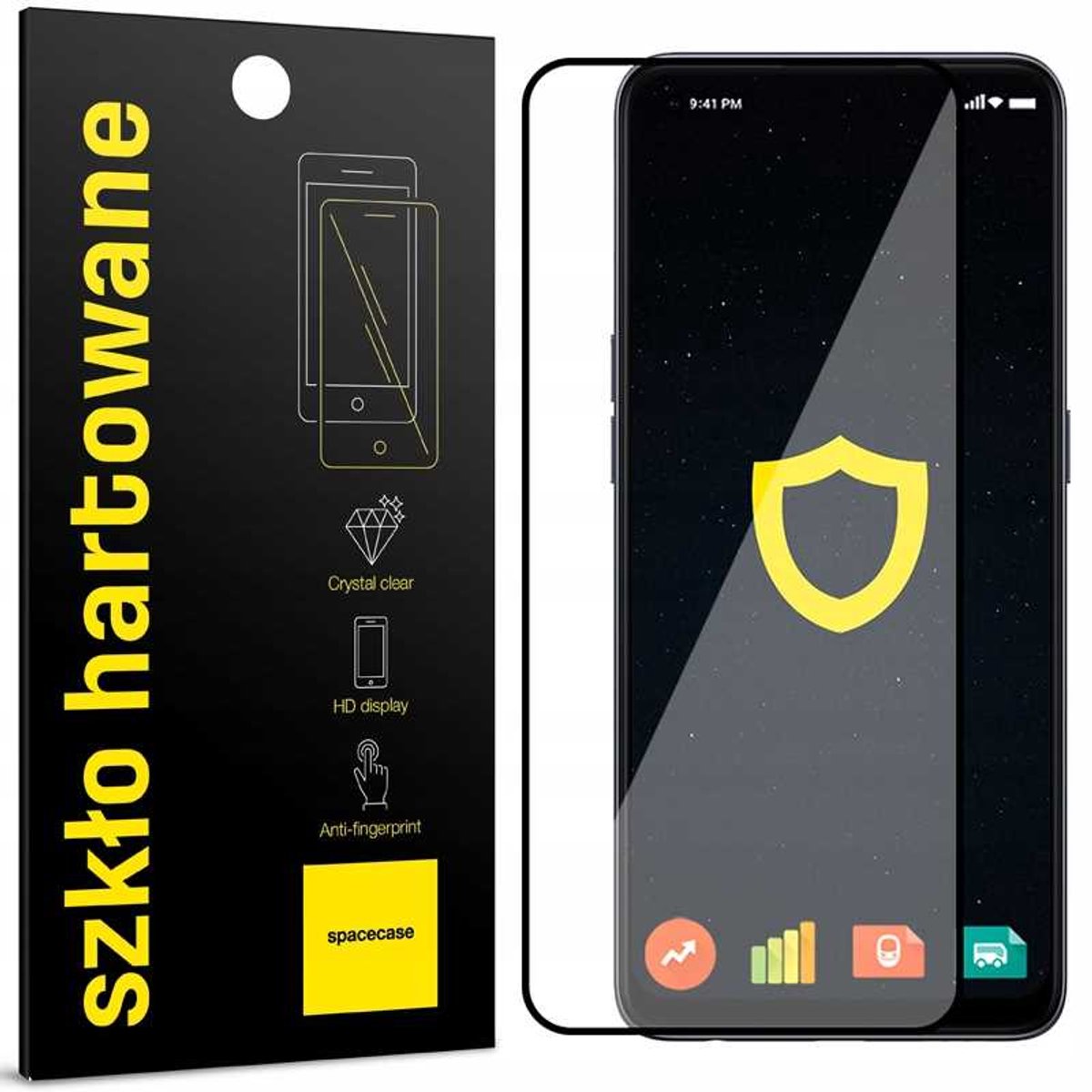 Spacecase 5D Gehard Glas Voor Oppo Reno 8T Schermbescherming