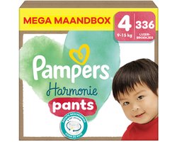 Pampers - Harmonie Pants - Maat 4 - Mega Maandbox - 336 stuks - 9/15 KG